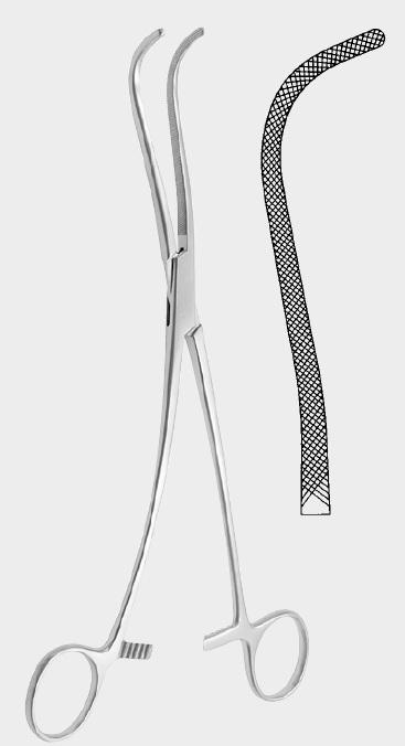 Затискач ХАРКЕН (HARKEN) для вушної раковини з довгим вигином